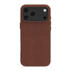 dbramante 1928 Roskilde MS - skórzane etui do iPhone 17 Pro Max kompatybilna z MagSafe (dark tan)